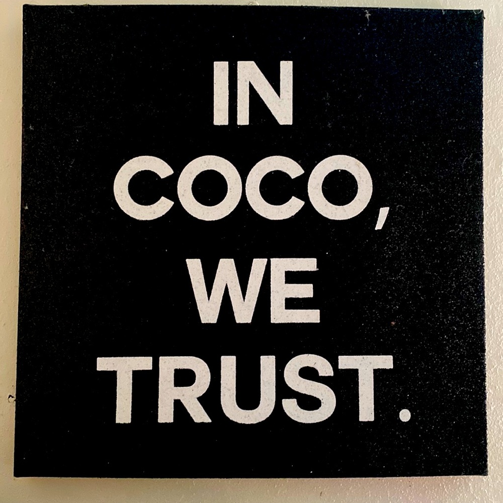 Wall Decor COCO - In COCO we trust